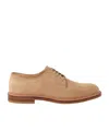Brunello Cucinelli Round Head Loafer Shoes In Nude