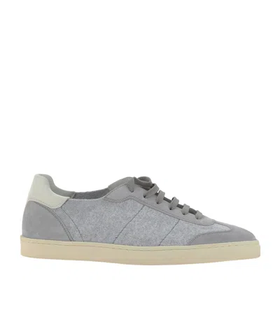 BRUNELLO CUCINELLI BRUNELLO CUCINELLI ROUND-TOE LACE-UP SNEAKERS