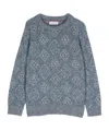 Brunello Cucinelli Patterned Sweater In Gray