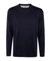 Brunello Cucinelli Multi Layer T-shirt Multicolor In Black