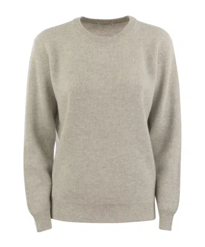 BRUNELLO CUCINELLI BRUNELLO CUCINELLI ROUND NECK KNITTED JUMPER