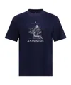 Brunello Cucinelli Anamnesis Print T-shirt In Blue