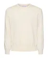 Brunello Cucinelli Crewneck Sweater In Panama Color