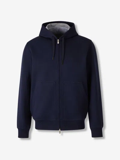 Brunello Cucinelli Round Neck Sweater In Blue