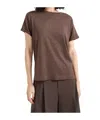 Brunello Cucinelli Lightweight Cashmere And Silk Sweater With Lurex Inserts In Brown