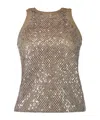 Brunello Cucinelli Round-neck Vest In Nude