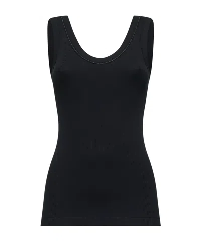 BRUNELLO CUCINELLI BRUNELLO CUCINELLI SCOOP NECK TANK TOP