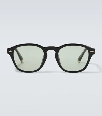 Brunello Cucinelli Round Sunglasses In Black