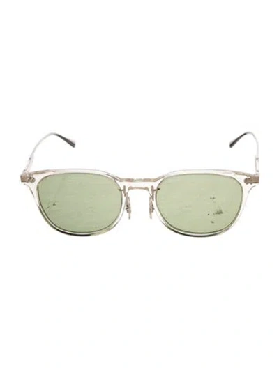 Pre-owned Brunello Cucinelli Round Tinted Sunglasses In Transparent