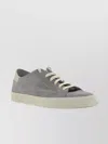 Brunello Cucinelli Round Toe Calfskin Suede Sneakers