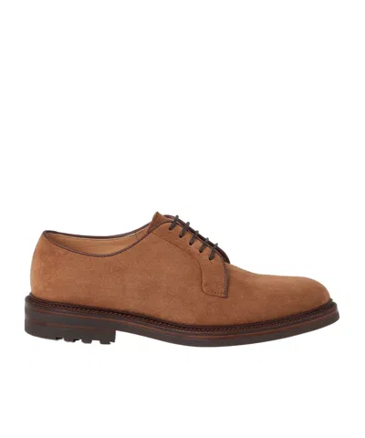 BRUNELLO CUCINELLI BRUNELLO CUCINELLI ROUND-TOE LACE-UP DERBY SHOES