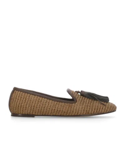 BRUNELLO CUCINELLI ROUND TOE LOAFERS