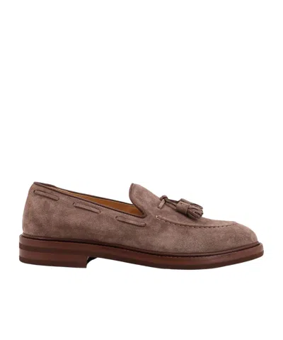 BRUNELLO CUCINELLI BRUNELLO CUCINELLI TASSEL DETAILED ALMOND-TOE LOAFERS