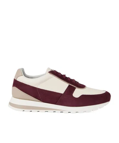 BRUNELLO CUCINELLI ROUND TOE LOW-TOP SNEAKERS