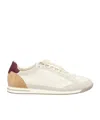 Brunello Cucinelli Sneaker Low Top Contrasting Heel Panel In White