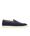 Brunello Cucinelli Round Toe Slip-on Loafers In Black