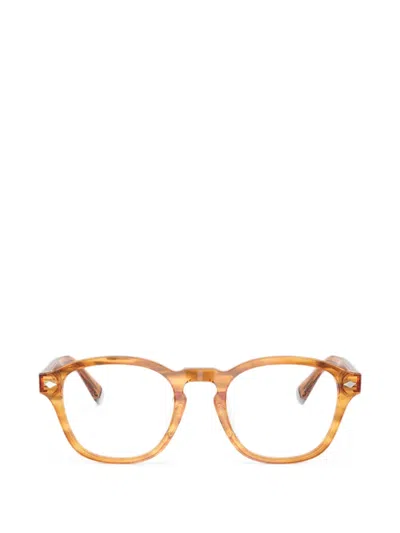 Brunello Cucinelli Round-frame Glasses In Purple
