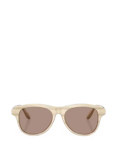 Brunello Cucinelli Round-frame Sunglasses In Pink