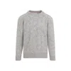 Brunello Cucinelli Geometric Alpaca Blend Sweater