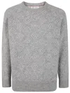 Brunello Cucinelli Roundneck Sweater In Grey