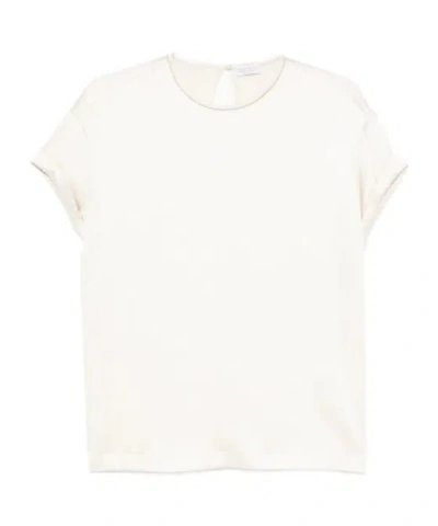 Brunello Cucinelli Round-neck T-shirt In White