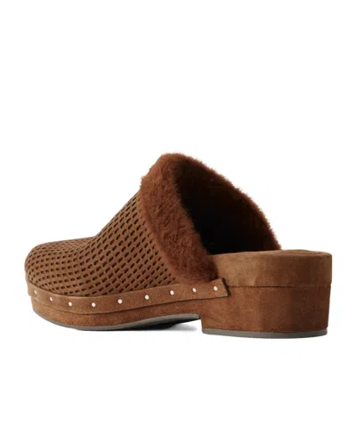 Brunello Cucinelli Round-toe Mules In Brown