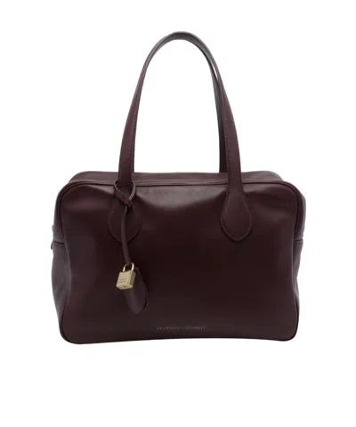 Brunello Cucinelli Ruby Padlock Tote Bag In No