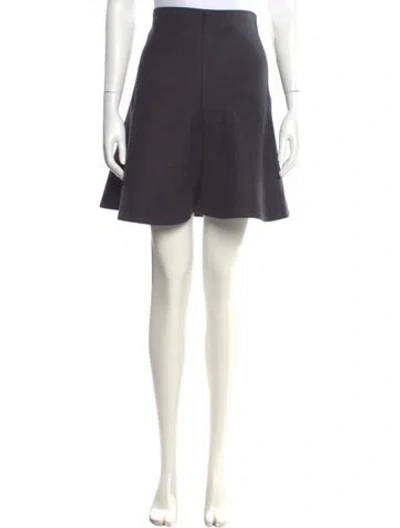 Pre-owned Brunello Cucinelli Ruffle Embellishment Knee-length Skirt In Gray