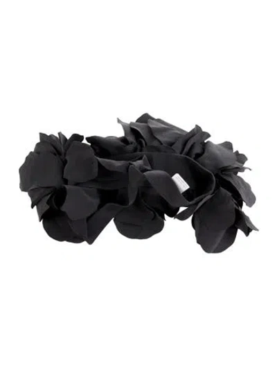 Pre-owned Brunello Cucinelli Ruffle Trimmed Headband In Gray