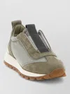 Brunello Cucinelli Runners Sneakers Pull Tab Rubber Sole In Multi