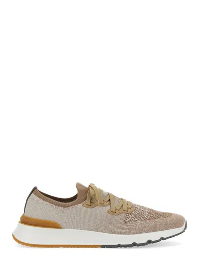 Brunello Cucinelli Runnes In Beige