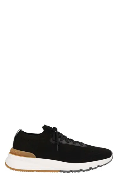 Brunello Cucinelli 'running Sock' Sneakers In Black