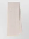 Brunello Cucinelli Rustic Cashmere Scarf With Frayed Edges And Sequin Embellishments In Neutral