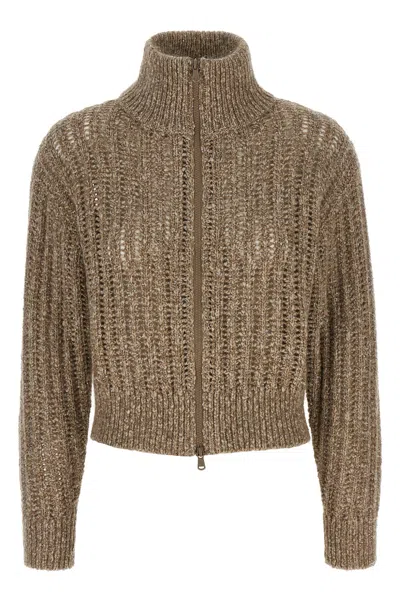 BRUNELLO CUCINELLI BRUNELLO CUCINELLI 'RUSTIC DAZZLING NET' CARDIGAN