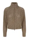Brunello Cucinelli 'rustic Dazzling Net' Cardigan