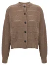 Brunello Cucinelli Rustic Dazzling Net Cardigan