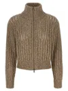 Brunello Cucinelli 'rustic Dazzling Net' Cardigan