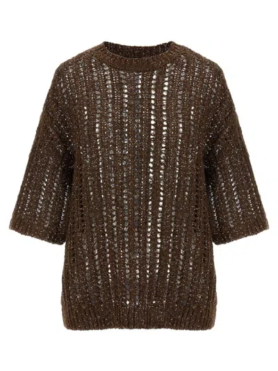 BRUNELLO CUCINELLI BRUNELLO CUCINELLI 'RUSTIC DAZZLING NET' JERSEY