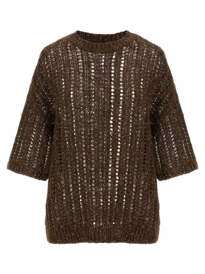 BRUNELLO CUCINELLI BRUNELLO CUCINELLI 'RUSTIC DAZZLING NET' JERSEY