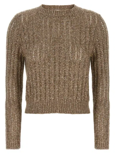 BRUNELLO CUCINELLI BRUNELLO CUCINELLI 'RUSTIC DAZZLING NET' SWEATER