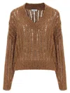Brunello Cucinelli Rustic Dazzling Net Sweater