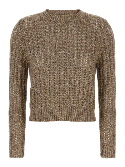 Brunello Cucinelli Rustic Dazzling Net Sweater