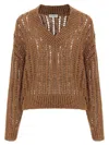 Brunello Cucinelli Rustic Dazzling Net Sweater