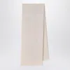 Brunello Cucinelli Cashmere Rustic Beige Scarf In Neutral