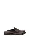 Brunello Cucinelli Refined Leather Loafers With Shiny Jewels In Black