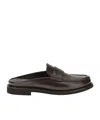 Brunello Cucinelli Refined Leather Loafers With Shiny Jewels In Black
