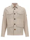Brunello Cucinelli Ter-repellent Cotton-blend Safari Jacket