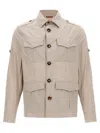 Brunello Cucinelli Ter-repellent Cotton-blend Safari Jacket