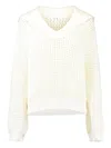 Brunello Cucinelli Women Sparkling Net Cotton Hooded Cardigan In Neutral