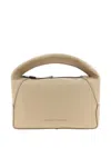 Brunello Cucinelli Samll Duo Curved-handle Leather Tote Bag In Neutral